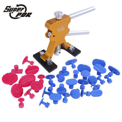 Super PDR Gold Color Dent Puller 10 pcs Red Color Glue Tabs 25pcs Blue Color Glue Tabs Dent Removal Tools