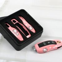 Porsche Panamera key shell macan set Cayenne 718taycan911 violent bear cartoon keychainTH