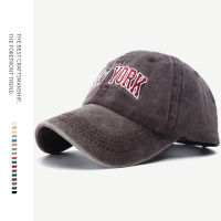 ? Cross-Border MenS Cap Children Summer Outdoor Leisure Sunscreen Baseball Cap Soft Top Washed Letters Embroidered Cap