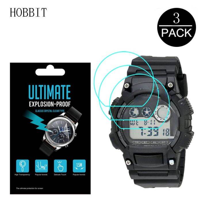 3pcs-anti-shock-film-for-casio-w735h-trt-110h-g8900a-wv-58r-screen-protector-anti-scratch-pet-film-easy-to-install-not-glass-screen-protectors