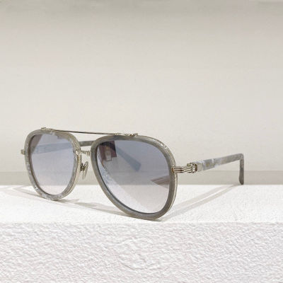 Luxury nd Silver Blue Black Oval Frame High Quality Women Optical Glasses BPS-203F Fashion Men Sunglasses Gradient