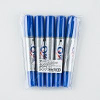 SuperSales - X2 ชิ้น - ปากกาเคมี ระดับพรีเมี่ยม 2 หัว สีน้ำเงิน แพ็ค 5 ด้าม ส่งไว อย่ารอช้า -[ร้าน SatjathoneMarketplace จำหน่าย กล่่องกระดาษ ราคาถูก ]