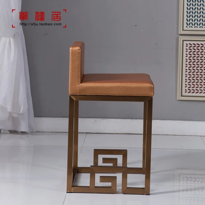 Stainless steel front desk chair, home chair, jewelry chair, jewelry