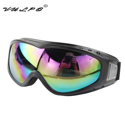 VULPO Outdoor Sports Ski Goggles Windproof Anti-fog Dustproof Goggles UV Protection Sports Ski Glasses Snowboard Skate Goggles Goggles