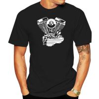 Panhead Engine V Twin Bobber Chopper Cruiser เสื้อยืด Biker คุณภาพ