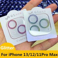 [HOT DOLXIOWEOH 539] เลนส์แก้วสำหรับ iPhone 13 Pro Max กล้องเลนส์ป้องกันเพชร G Litter แก้วสำหรับ iPhone 14 12 Pro Max 13มินิ13Pro เลนส์ปก