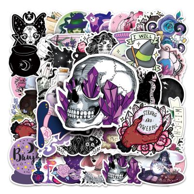 【CW】♙™  10/30/50PCS Witchy Apothecary Witch Graffiti Stickers Astrology Goth Laptop Luggage Skateboard Decal Sticker