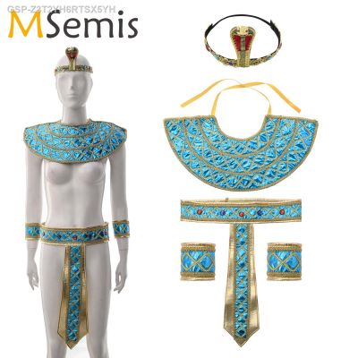 แอนตี้แอนตี้โก้ Faraó Egípcio Trajes Para Homens E Mulheres Egito Costume พระนางคลีโอพัตรา Acessórios Priest Vestuário