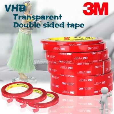 Nano Transparent 3M Double Sided Adhesive Sticker Tape Reusable Waterproof Strong Adhesive Tape Cleanable Car Decorative Car Hom Adhesives Tape