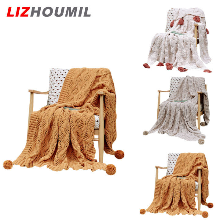 lizhoumil-ผ้าห่มปักผ้าห่มเครื่องนอนพร้อมอบอุ่นนุ่มเป็นพิเศษพู่ตกแต่งบรรยากาศสบายผ้าห่มสำหรับเตียงผ้าห่มปักผ้าห่มเก้าอี้โซฟา