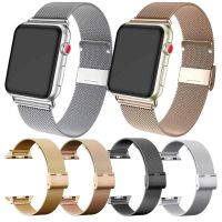 〖Bar watchband〗สายรัดตาข่าย ForWatch Series 7 65 4 3 2 1สร้อยข้อมือวงห่วงสำหรับ Iwatch 38 42 40 44 41 45มม. Correa