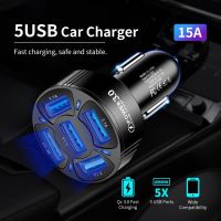 【Aishang electronic】「Aishang electronic」35W QuickCar ชาร์จ5พอร์ต USBCharge13 XiaomiMobileCharger AdapterCar