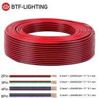 10 เมตร 22 AWG สายไฟ LED สายไฟแบบยืดหยุ่น WS2812B WS2815 5050 RGBW RGBCCT Strip ไฟขยายสายไฟ-Feitue