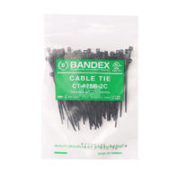 BANDEX CT-075B-2C เคเบิ้ลไทร์ 3" ดำ (100เส้น/PACK)