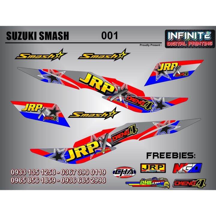 SMASH 115 (JRP X DAENG DECALS) W FREEBIES | Lazada PH