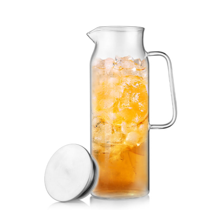 glass-water-pot-with-stainless-steel-strainer-mlilk-jug-glass-pitcher-drinking-kettle-water-bottle-tumbler-jar-1-7l-for-home