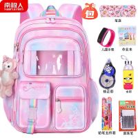 High-end Nanjiren Refrigerator-style Opening Door Student School Bag Girls Multifunctional Storage Large Capacity Waterproof Ultralight Backpack Uniqlo original