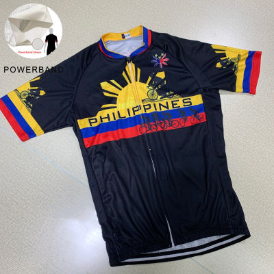เสื้อปั่นจักรยาน PILIPINAS เสื้อเจอร์ซีย์นักปั่นฟิลิปปินส์เสื้อทีมจักรยาน PH ชุดขี่จักรยานแขนสั้นเสื้อมีจำนวนจำกัด
