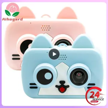 tiny pink camera