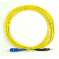 สายแพทคอร์ดไฟเบอร์ออฟติก 3 เมตร ชนิด SC to ST UPC SM fiber optic patch cord Simplex Single mode 3.0mm