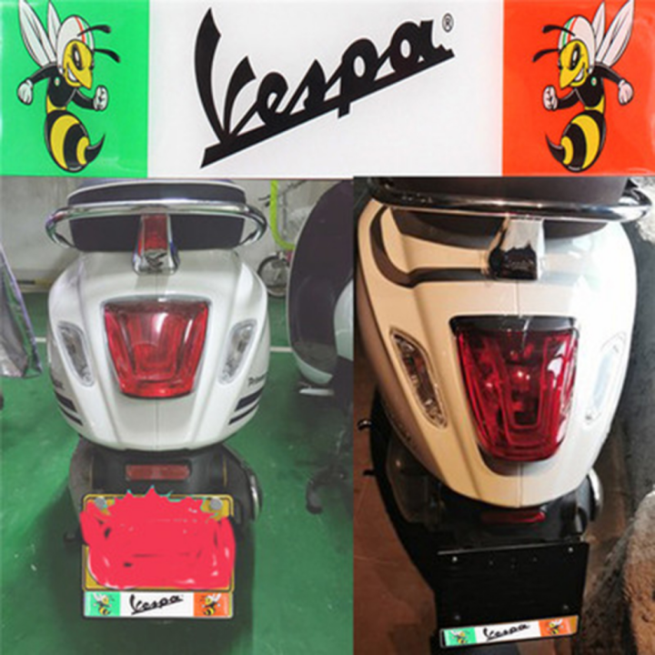 License Plate Holder for Piaggio VESPA Scooter GTS GTV LX Primavera