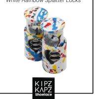 Kipzkapz LKM11 รองเท้าสเปลตเตอร์ เชือกโลหะ สีรุ้ง ยอดนิยม