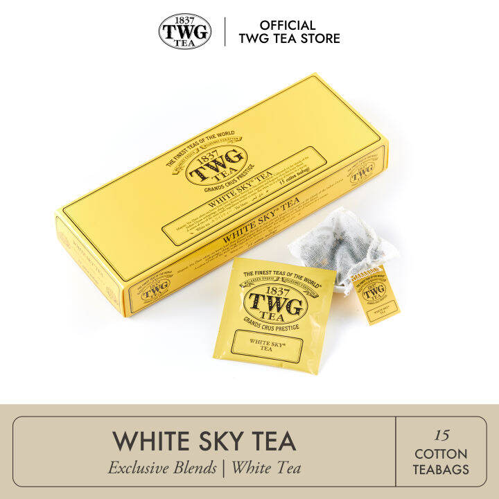 TWG Tea White Sky Tea, Teh Celup Putih, Teabag Lazada Indonesia