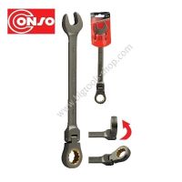 ( โปรโมชั่น++) คุ้มค่า Conso : ประแจแหวนข้างปากตาย ฟรีสปีด (อ่อนตัว) Conso : Flexible Head Ratchet Spanner ราคาสุดคุ้ม ประแจ ประแจ เลื่อน ประแจ ปอนด์ ประแจ คอม้า