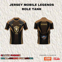 New PREMIUM MOBILE LEGENDS ROLE TANK JERSEY FREE NICKNAME