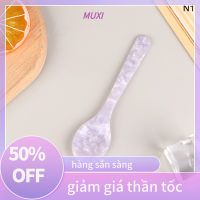 ?【HOT SALE】MUXI ช้อนขนมฝรั่งเศสแบบย้อนยุค1ชิ้นช้อนตักเนยมีดบนโต๊ะอาหารช้อนเค้กพลาสติก