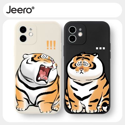 ☑♦℗ Jeero เคสคู่ เคสไอโฟน คู่รัก กันกระแทกซิลิโคนนุ่มการ์ตูนน่ารักตลก เคสโทรศัพท์ Compatible for iPhone 14 13 12 2020 X XR XS 8 7 6 6S พลัส HFF2976