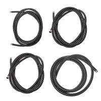 Free delivery 3M Nylon Steel Braided Brake Gas Oil Fuel Line Hose AN4 AN6 AN8 AN10 2018 NEW