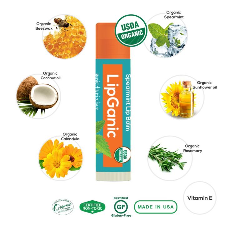lipganic-spearmint-organic-lip-balm-ลิปแกนิค-มินต์-ลิปบาล์มออร์แกนิค-ผลิตจากธรรมชาติ-4-25g