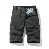 2022 Summer Cargo Shorts Mens Fashion Cotton Army Cargo Shorts Men Casual Shorts Multi-pocket Loose Shorts Bermuda Cargo Shorts