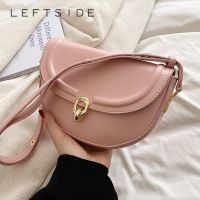 卍  Leather Crossbody for Female New 2023 Trend Fashion Color Saddle Handbags and Purses