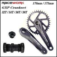 RACEWORK GXP Crankset 170มม. 175มม. ซี่ล้อจักรยาน32T 34T 36T 38T คราวน์จักรยาน MTB