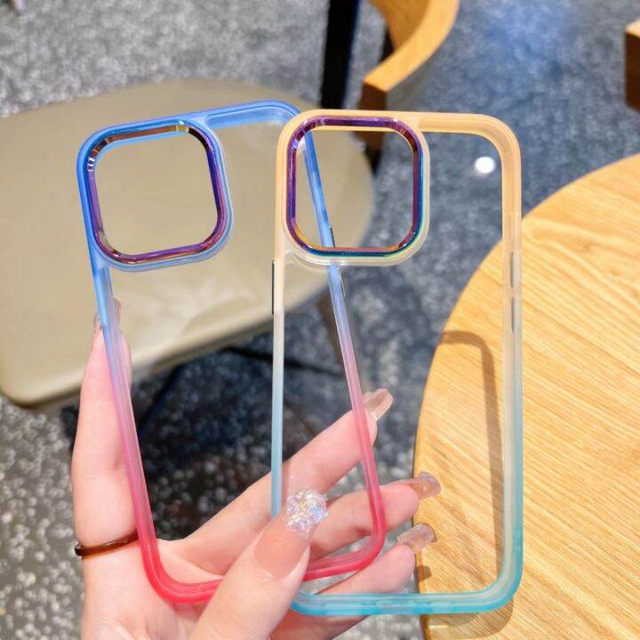 เคสกันกระแทก-เคสหลังใสขอบสีทูโทนvivo-y36-y27-y02-y16-y22-y22s-y35-y02s-v25-y21-y21t-y33s-y33t-t1x-y76-v23-y15s-y12a-y12s-y20-y11-y15-y17-y15-y95-y91c-v23