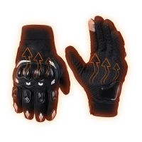 【CW】 Motorcycle Gloves Man Warm Windproof Shockproof Touchscreen