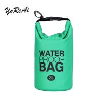 YoReAi 2L PVC Waterproof Dry Swimming Bag Beach Pack Sack Waterproof Floating Dry Gear Bags For Boating Fishing Rafting Handbag