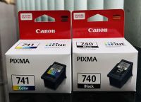 CANON PG-740+CL-741 BK+CO 3สี+ดำ แท้ศูนย์ของใหม่คุณภาพ100% ใช้สำหรับเครื่อง รุ่น   MG4270/MX517/MG3170/MG4170/MX437/MX377 เพิ่มประสิทธิภาพสูง