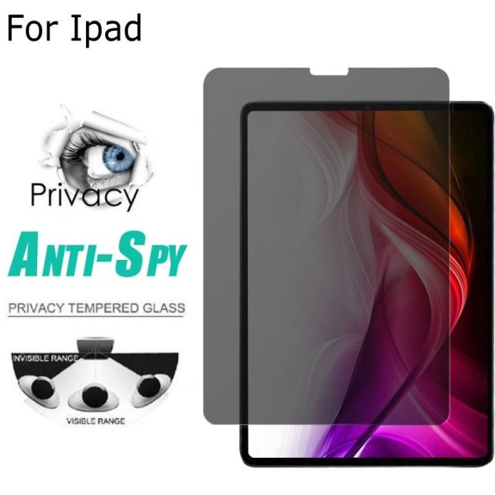 for iPad 10th Generation 10.9 2022 Privacy Screen Protector  A2696/A2757/A2777, Anti-Spy Tempered Glass Film Guard for iPad 10.9 10th  2023