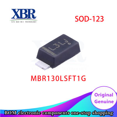 2ชิ้น-5ชิ้น MBR130LSFT1G SOD-123เซมิคอนดักเตอร์ไม่ต่อเนื่องไดโอดและวงจรเรียงกระแส Schottky ไดโอดและวงจรเรียงกระแส1A 30โวลต์