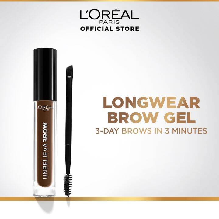 LOreal Paris Unbelievabrow 3 day Longwear Brow Gel Makeup Waterproof