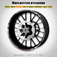 Motorcycle Accessories Wheels Hub Stickers Reflective Stripe Tape Tire Decorative Decal Set For Honda CB500X CB 500 CB500 X 500X