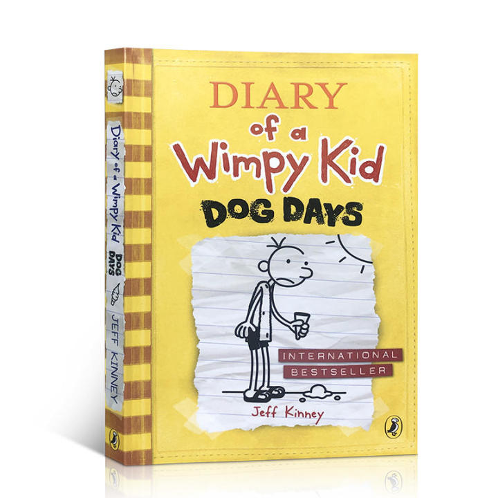 Original Popular Comic Books Diary of A Wimpy Kid 4 Dog Days Jeff ...