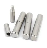 304 stainless steel door shaft cylindrical shaft rotary welding heavy-duty rotary hinge iron door hinge heaven and earth shaft Door Hardware Locks