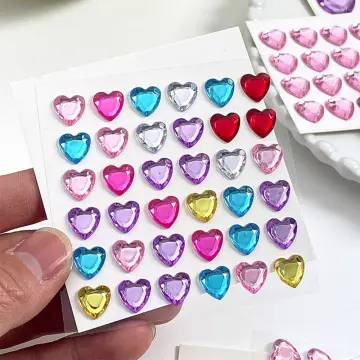 Crystal Diamond 3D Stickers Decorative Stationery Craft Stickers