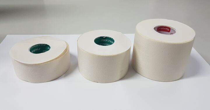 tigerplast-sport-tape-1-นิ้ว-ผ้าล็อก-เทปกีฬา-เทปกาวผ้าพันยึดข้อต่อ-ยืดหยุ่นสูง-1-ม้วน