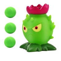 Plants Vs Zombies Gatling Shooter ABS Action Figure Model Toy Dolls Toy Kids Children Gifts Hand-Made
