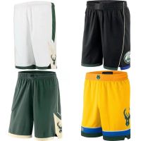 Hot Nba Bucks 2022 NEW Press 34 Letter Brother Basketball All Star City Version Ball Pants Y727